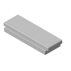 Šamotová deska spodní, zadní KV DYNAMIC B 2G 44. 55. 01 (B)  